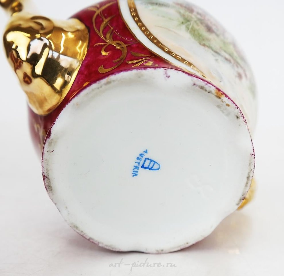Royal Vienna Porcelain , Royal Vienna Austrian Porcelain Vessels (3)