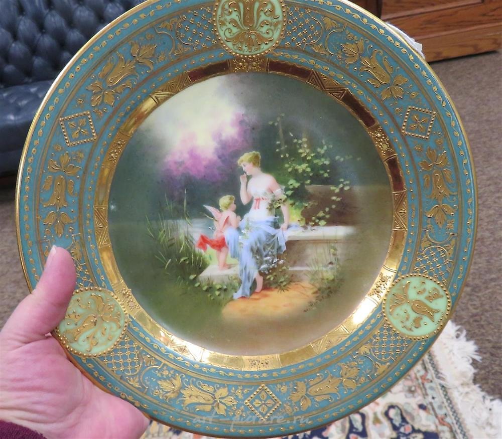 Royal Vienna Porcelain , Royal Vienna Porcelain Cabinet Plates (4pcs)