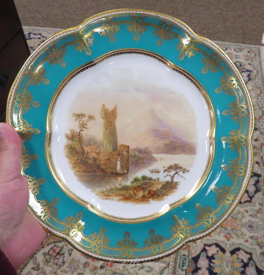 Royal Vienna Porcelain , Royal Vienna Porcelain Cabinet Plates (4pcs)