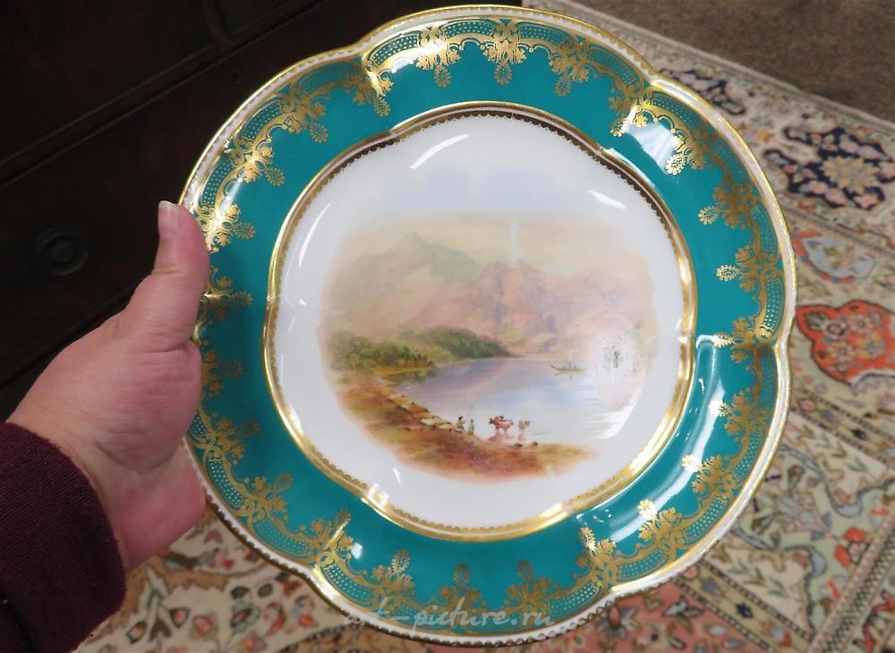 Royal Vienna Porcelain , Royal Vienna Porcelain Cabinet Plates (4pcs)