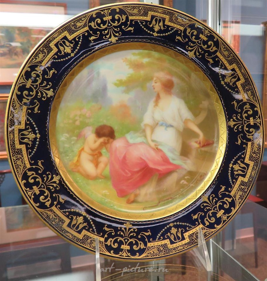 Royal Vienna Porcelain , Royal Vienna Porcelain Cabinet Plates (4pcs)