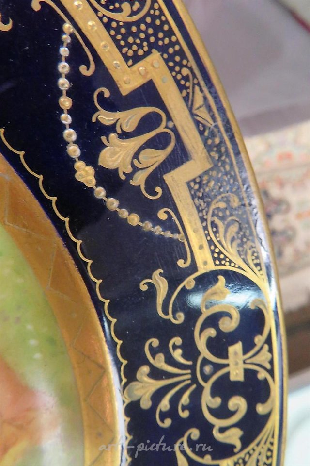 Royal Vienna Porcelain , Royal Vienna Porcelain Cabinet Plates (4pcs)