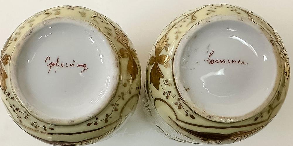 Royal Vienna Porcelain , CHINESE BLUE & WHITE DECORATED PORCELAIN GROUP