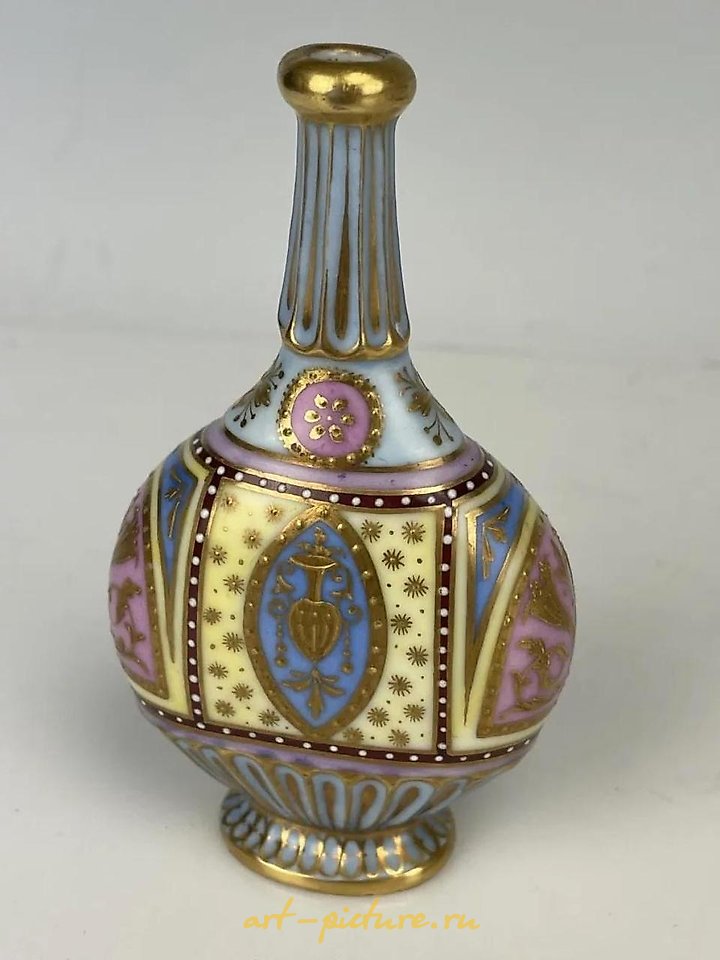 Royal Vienna Porcelain , MINIATURE ANTIQUE ROYAL VIENNA VASE
