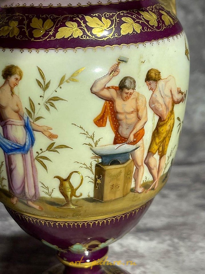 Royal Vienna Porcelain , Royal Vienna Porcelain Vase