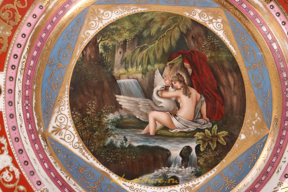 Royal Vienna Porcelain , Royal Vienna Porcelain Charger,