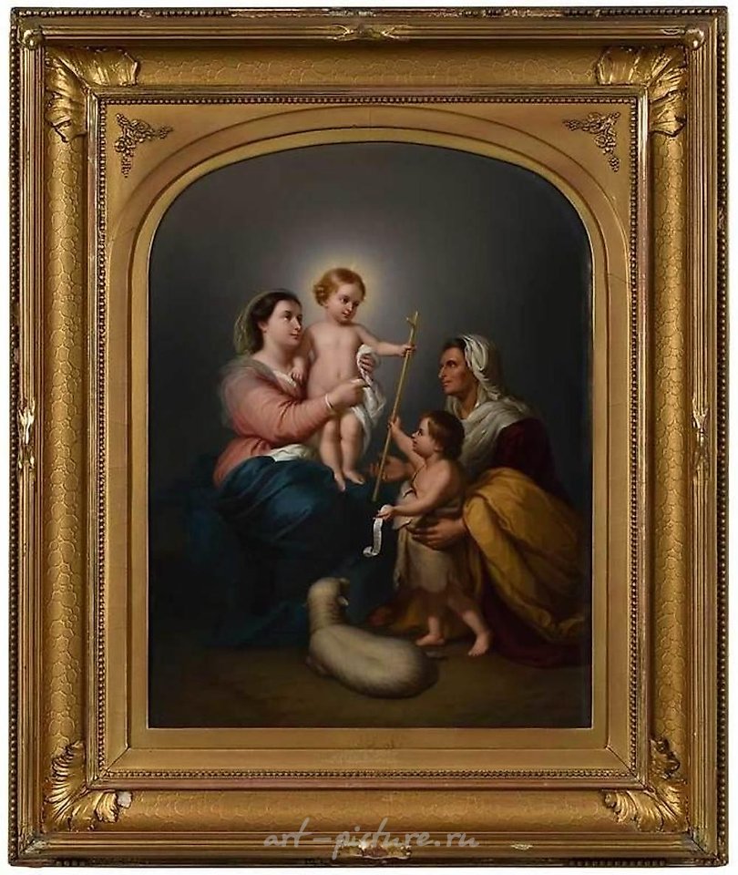 Royal Vienna Porcelain , A Large 19th C. KPM / Royal Vienna Porcelain Plaque