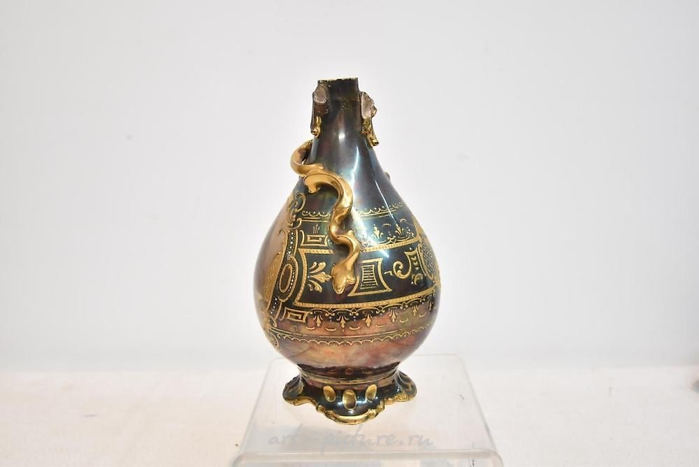 Royal Vienna Porcelain , HAND PAINTED ROYAL VIENNA PORTRAIT VASE WITH