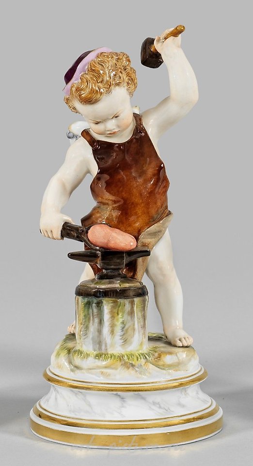 Amor als Schmied translates to "Cupid as a Blacksmith" in English.