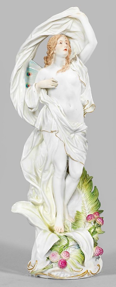 Rare Meissen Art Nouveau Figure "Psyche"