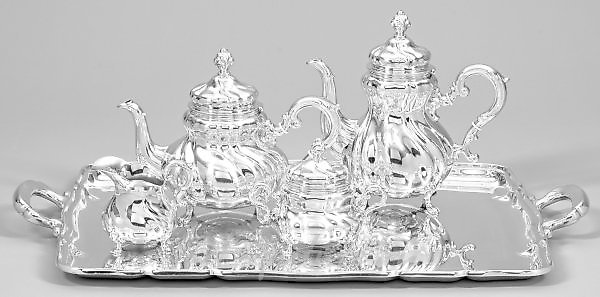 Coffee and tea service in the Baroque style