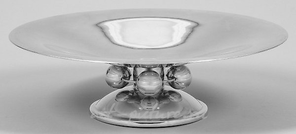 Французская арт-деко позолоченная подставка от Люка Ланеля