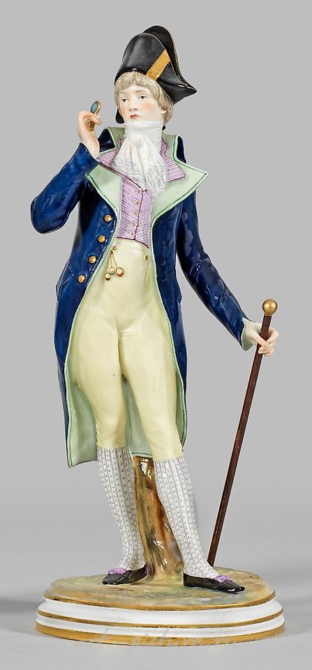 Sir with walking stick