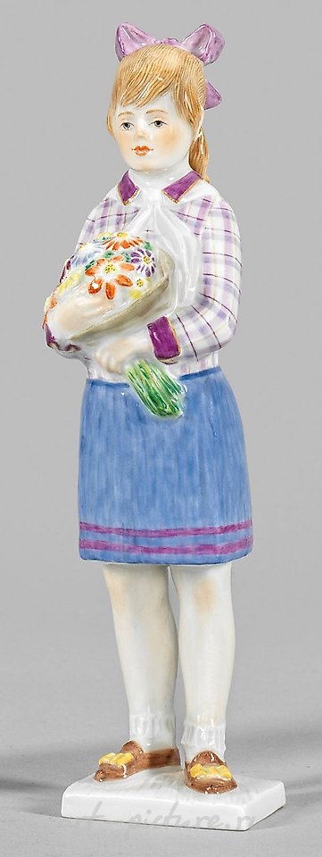 "Junge Gratulantin" translates to "Young Congratulator" in English. Original title.