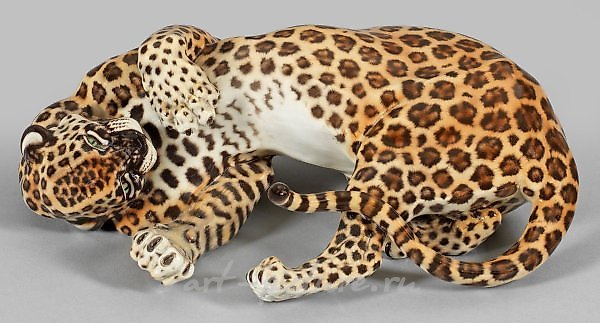 Art Nouveau Animal Figure "Leopard"