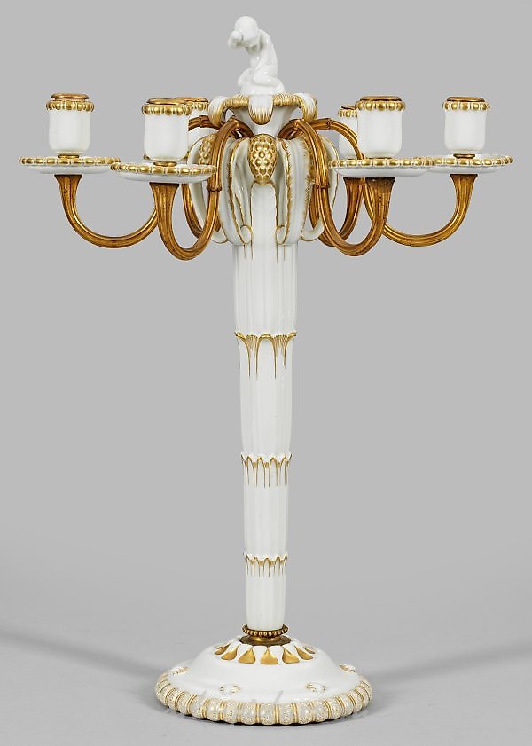 Great Jugendstil Girandole from a table centerpiece.
