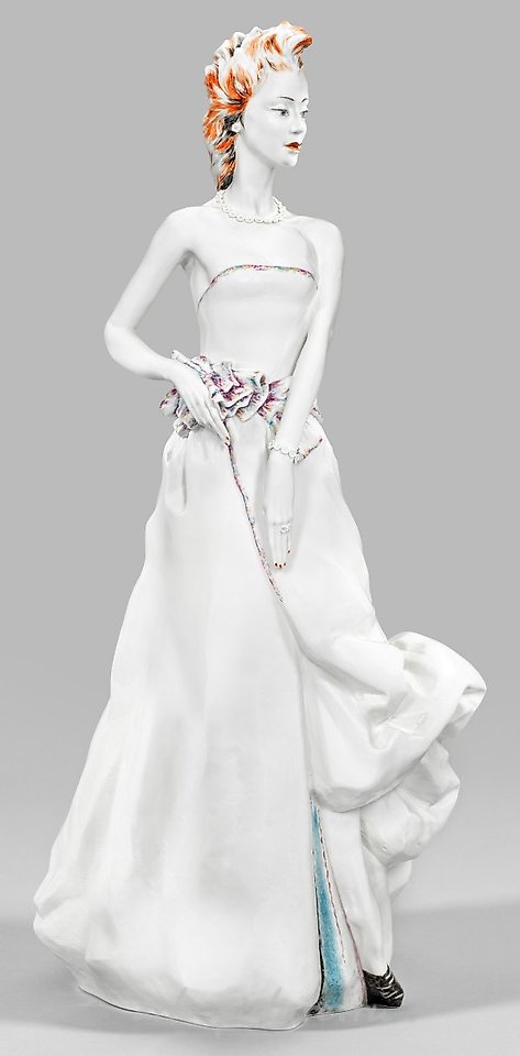 Great Meissen figure "Model" by Jörg Danielczyk