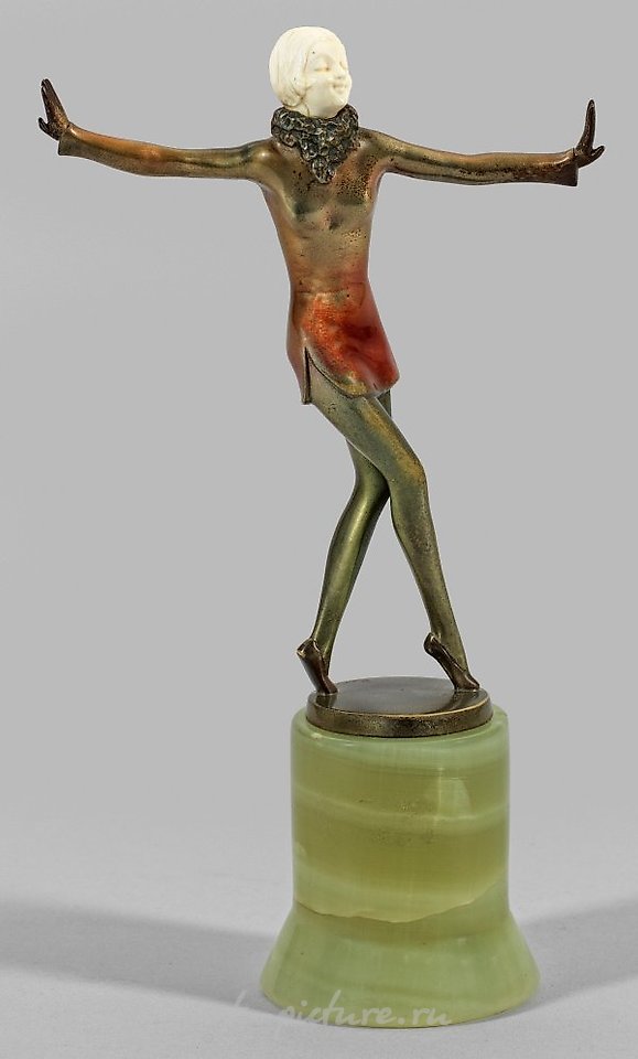 Josef Lorenzl was an Austrian sculptor and ceramic artist who was active during the Art Deco period. He was born on September 1, 1892, in Vienna, Austria, and died on August 15, 1950, in the same city. Lorenzl is renowned for his elegant and graceful