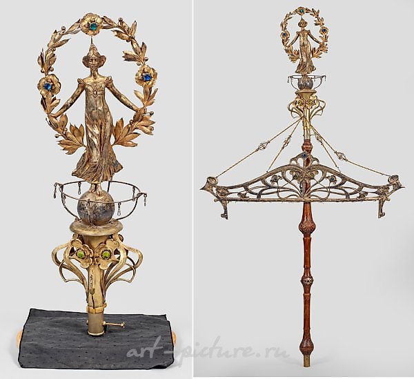 "Jugendstil - Standard bearers with"