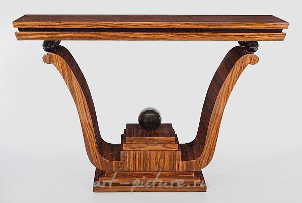 Console table in Art Deco style
