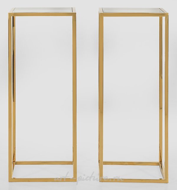 A few gueridons in the Mid-Century style.