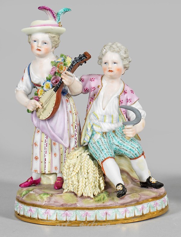 Children's group as an allegory of summer.