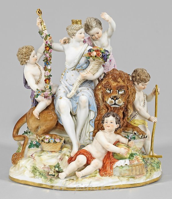 Allegorical Figure Group "The Earth"