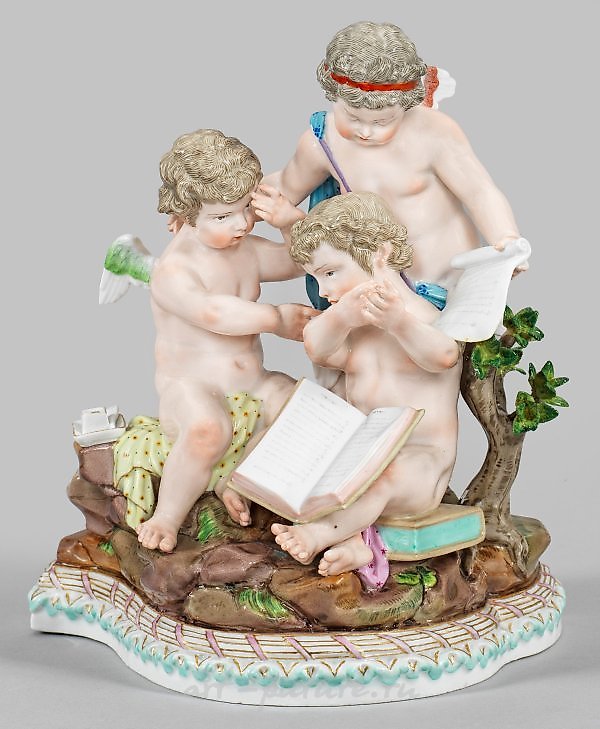 The group of amorini as an allegory of arithmetic.