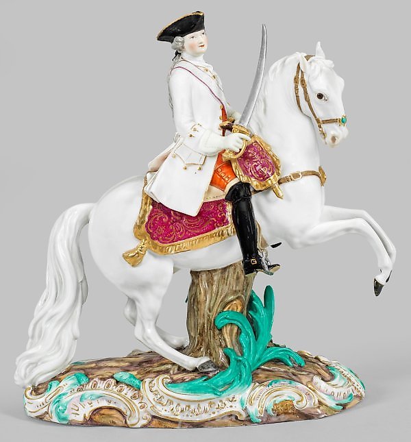 Zarin Katharina II. von Russland zu Pferde

Zarin Katharina II. von Russland zu Pferde is a magnificent portrait capturing the regal essence of the esteemed Empress Catherine II of Russia. Painted with meticulous attention to detail, this masterpiece