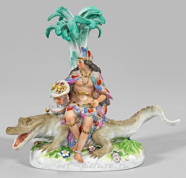 Allegorical Figure Group "America"