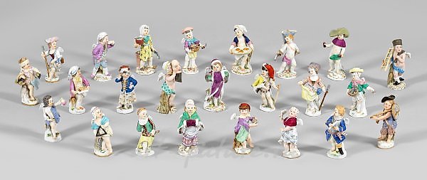 Collection of Meissen Amorettos from the