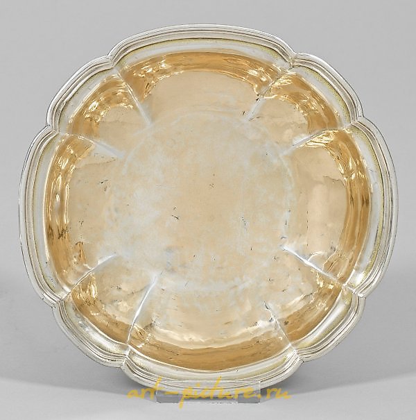 Heavy Biedermeier serving dish