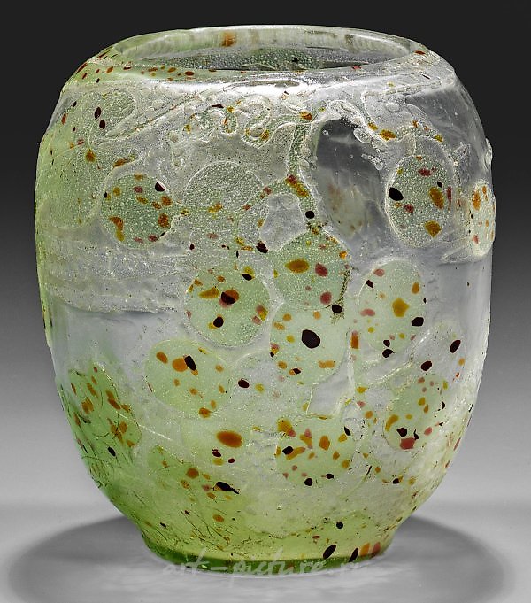 Art Nouveau - Decorative Vase with Grapevine Motif