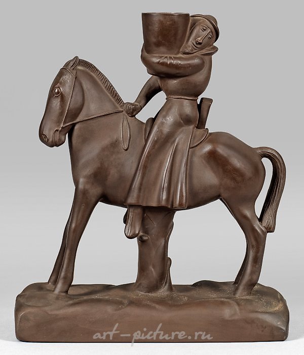 "Всадник Люстры" - керамический подсвечник из Мейсена, выполненный Герхардом Марксом в 1919 году.