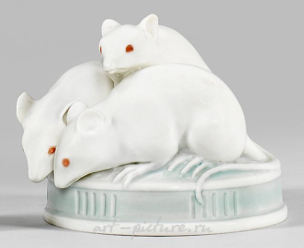 新艺术动物群像《三只老鼠》