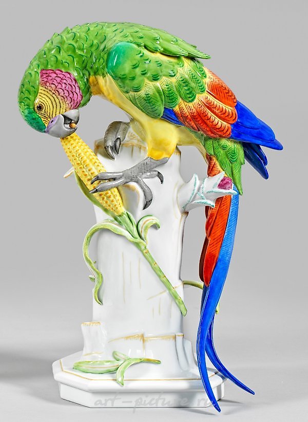 伟大的动物雕塑“玉米鹦鹉”