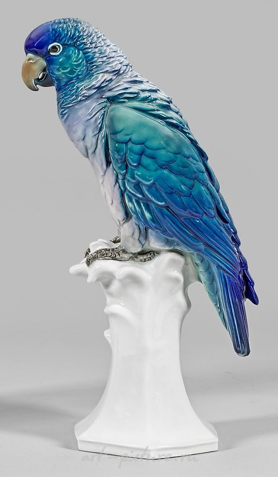 装饰艺术动物雕像“鹦鹉”