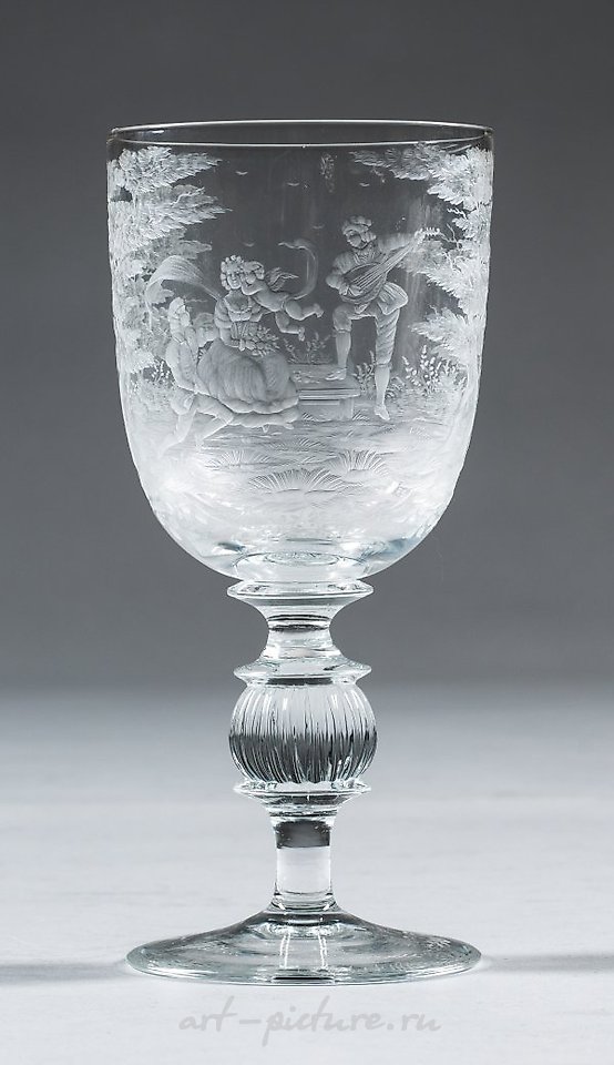 Чашка с пейзажем Ватто от Рудольфа Швамбергера