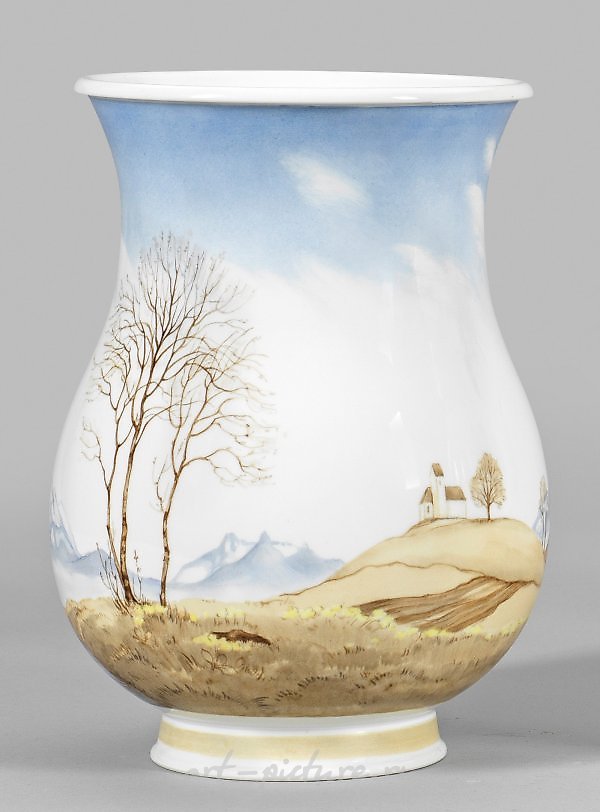 Ваза "Ранняя весна в Верхней Баварии" авторства Рудольфа Зика