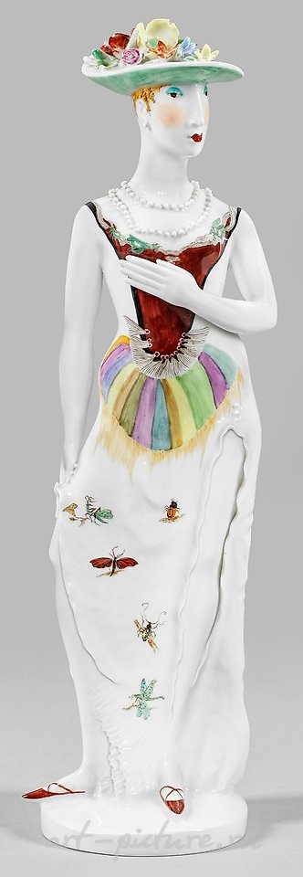 稀有的迈森瓷像《夏之寓意》（独一无二的作品）