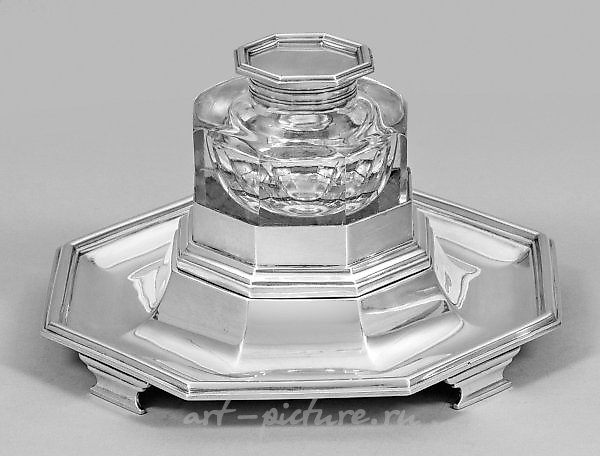 Elegant inkwell from Tiffany's.