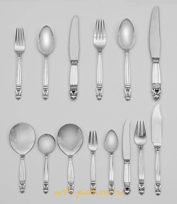 Набор "Acorn" от Georg Jensen: икона скандинавского дизайна