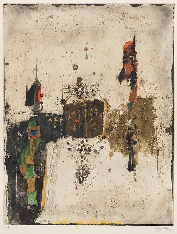 Johnny Friedlaender was a prominent German artist known for his exceptional contributions to the world of art. Born in 1912 in Pless, Upper Silesia, Friedlaender's artistic journey began at an early age. He studied at the Academy of Fine Arts in Bres