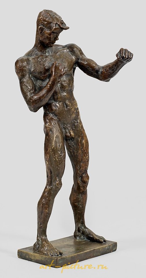 Боксёр Эрих Брандл: скульптура Рене Синтенис