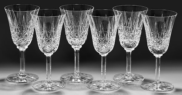 Sentence from six Saint-Louis red wine glasses "Tarn"