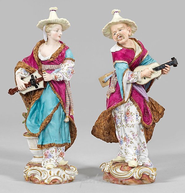 Figure couple "Malabar" and "Malabarina"