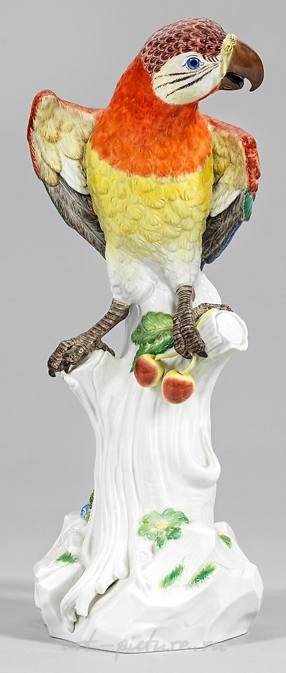 Фигура "Попугай на стволе" от Й.Й. Кендлера