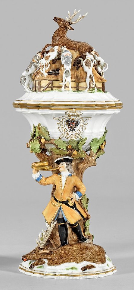 华丽的梅森打猎酒杯