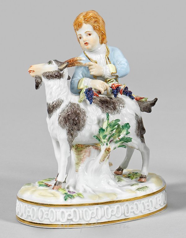 Gardener's apprentice with goat