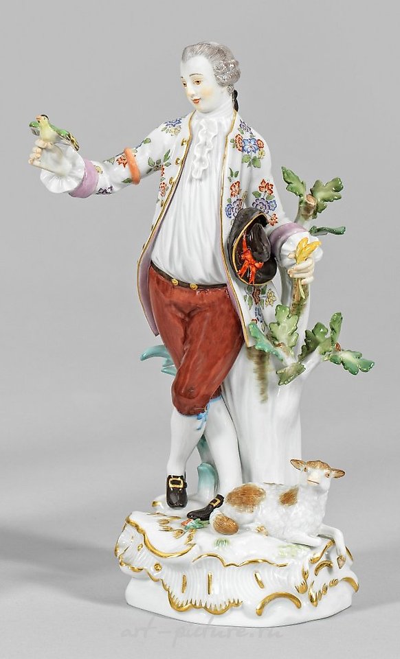 伟大的形象《带鸟和羊的牧羊人》